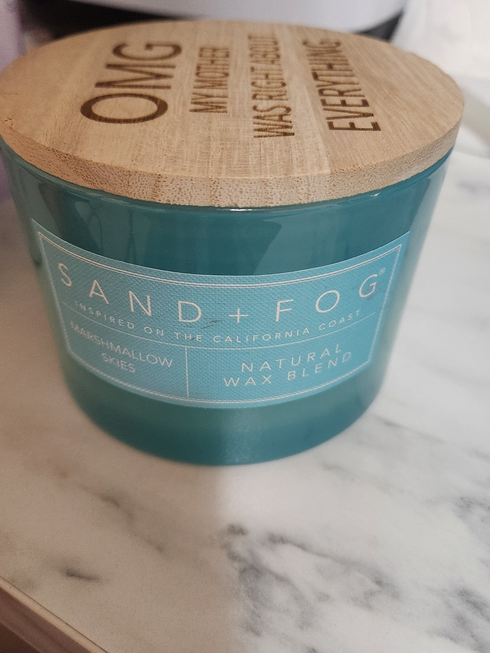 sand and fog candle - Marshmallow Skies